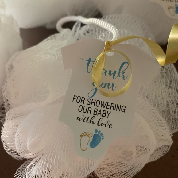 Thank you for showering our baby with gifts tags Baby Boy - Picture 6 of 6